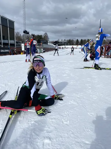 Bilder på några av klubbens åkare från Lilla Skidspelen 2023