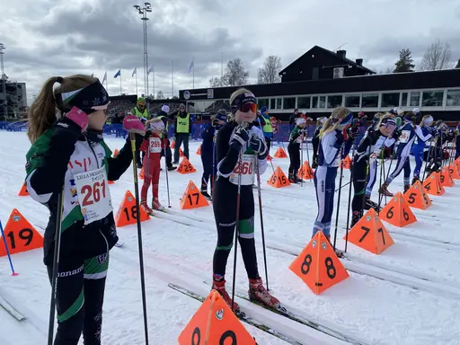 Bilder på några av klubbens åkare från Lilla Skidspelen 2023
