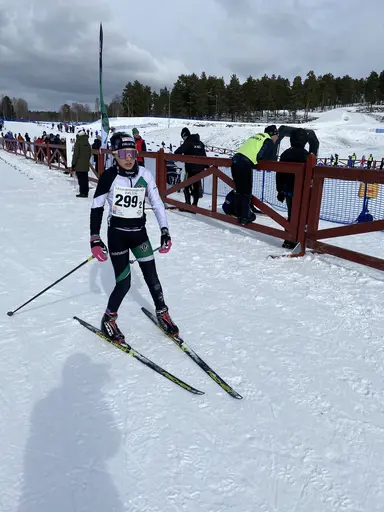 Bilder på några av klubbens åkare från Lilla Skidspelen 2023