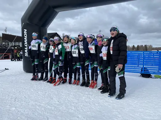 Bilder på några av klubbens åkare från Lilla Skidspelen 2023