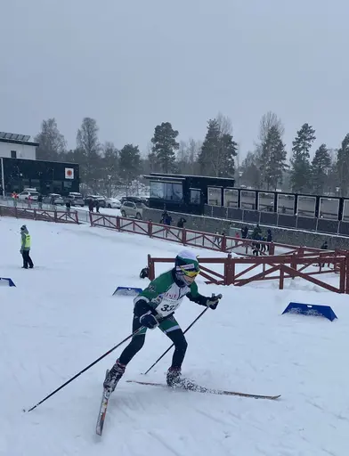 Bilder på några av klubbens åkare från Lilla Skidspelen 2023