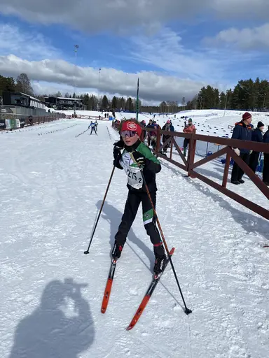 Bilder på några av klubbens åkare från Lilla Skidspelen 2023