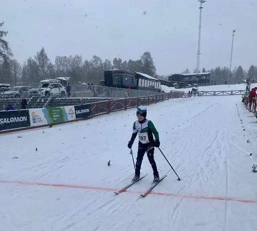Bilder på några av klubbens åkare från Lilla Skidspelen 2023