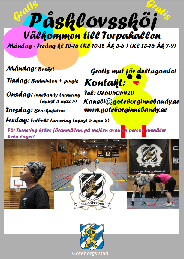Påskolvssköj i Torpahallen