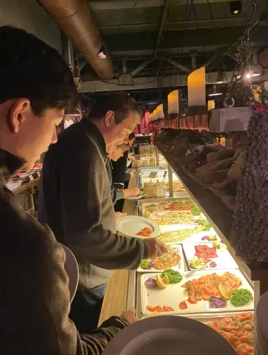 Julavslutning för IBKs anställda på Liseberg helgen V.50