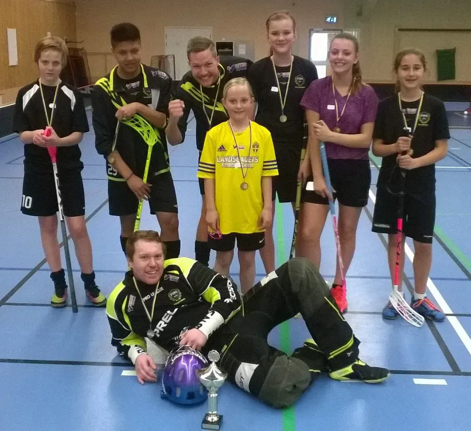 Vinnande laget i säsongsavslutningen. Grattis!
