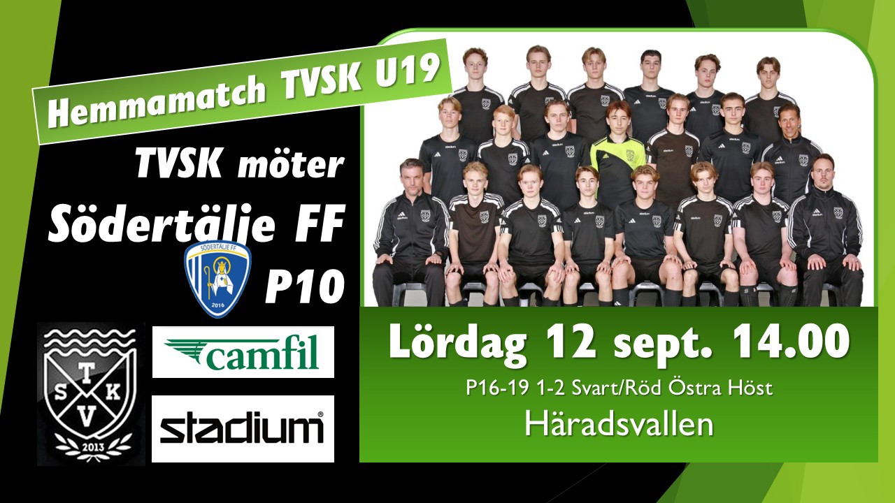 Match på Häradsvallen för U19/P10