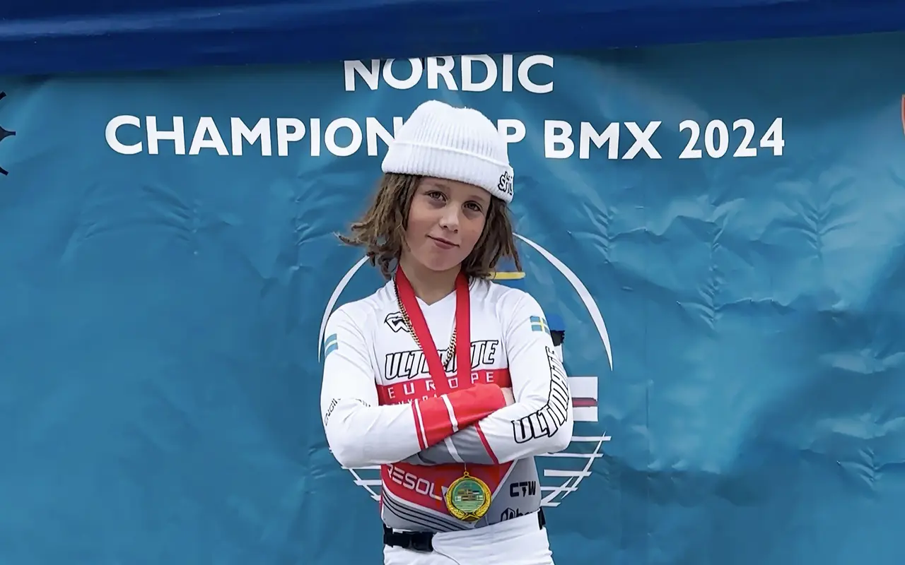 Penn Zerge Nordisk Mästare BMX Racing 2024