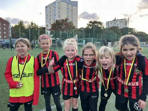 231007 Höstcup Guldmedaljer efter cupens fyra matcher 