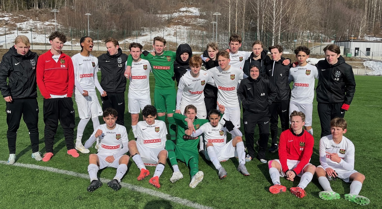 BP:s killar som vann med 5–3 mot Gif Sundsvall under söndagsförmiddagen.