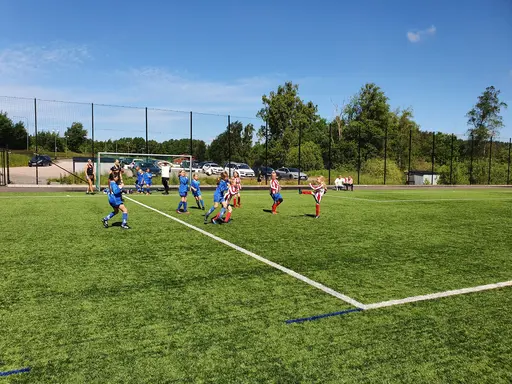 Matcher mot Nödinge på ett soligt Vimmervi. 