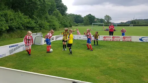  YIS Röd, Blå, Vit och Rosa kämpade fantastiskt bra mot gästande BK Häcken. Sista matchen fick abrupt avslutas i förtid på grund av åskoväder.
