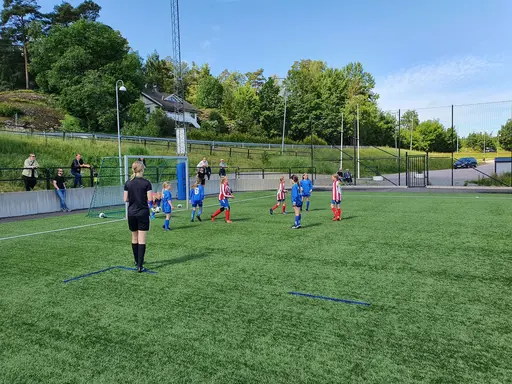 Matcher mot Nödinge på ett soligt Vimmervi. 