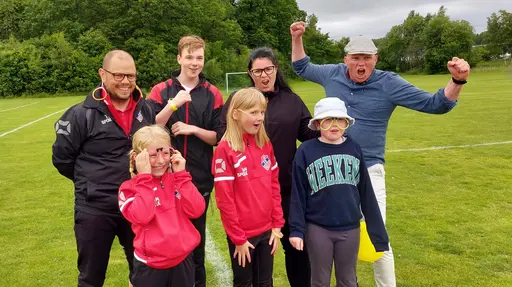 Vi avslutade vårsäsongen med femkamp och fika tillsammans med föräldrarna