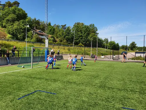 Matcher mot Nödinge på ett soligt Vimmervi. 
