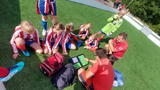 Vår första "hemma-cup" på Yttern. Vi ställde upp med två lag och spelade riktigt bra i solskenet.