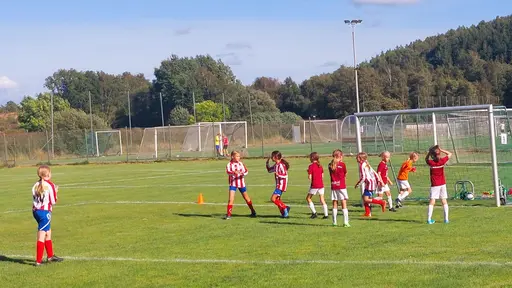 Vår första "hemma-cup" på Yttern. Vi ställde upp med två lag och spelade riktigt bra i solskenet.