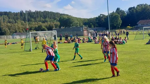 Vår första "hemma-cup" på Yttern. Vi ställde upp med två lag och spelade riktigt bra i solskenet.