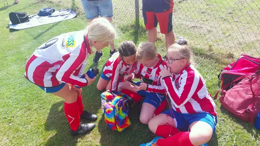 Vår första "hemma-cup" på Yttern. Vi ställde upp med två lag och spelade riktigt bra i solskenet.