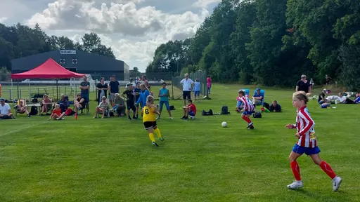 Vår första "hemma-cup" på Yttern. Vi ställde upp med två lag och spelade riktigt bra i solskenet.