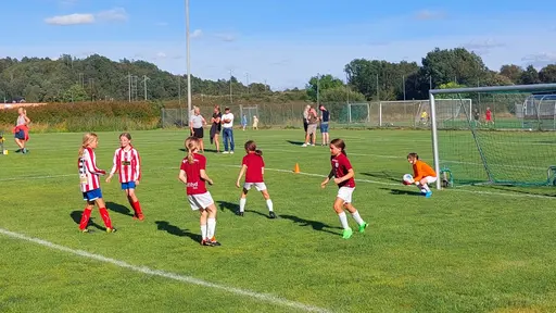 Vår första "hemma-cup" på Yttern. Vi ställde upp med två lag och spelade riktigt bra i solskenet.