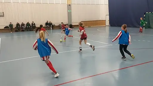 Träningsmatch i Futsal mot ÖIS.