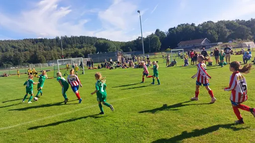Vår första "hemma-cup" på Yttern. Vi ställde upp med två lag och spelade riktigt bra i solskenet.