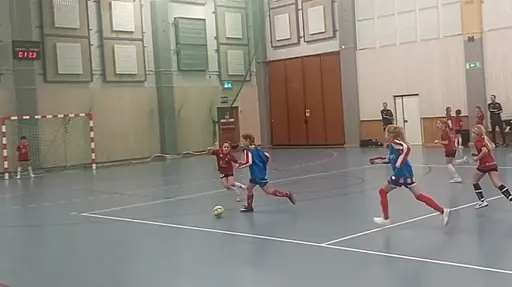 Träningsmatch i Futsal mot ÖIS.