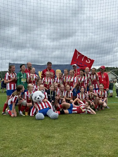 Lagfoto och pris som bästa supportergrupp