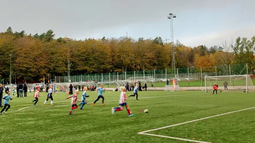 Våra första riktiga 7-mannamatcher spelades på ÖIS-gården och inleddes med storm, åska och hagel, samt ett kortare avbrott men därefter fick vi en eftermiddag med glada tjejer och bra spel.