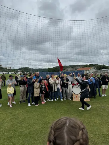 Lagfoto och pris som bästa supportergrupp