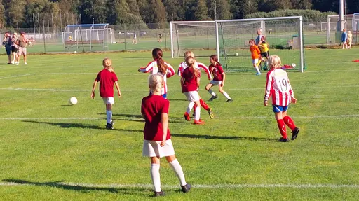 Vår första "hemma-cup" på Yttern. Vi ställde upp med två lag och spelade riktigt bra i solskenet.