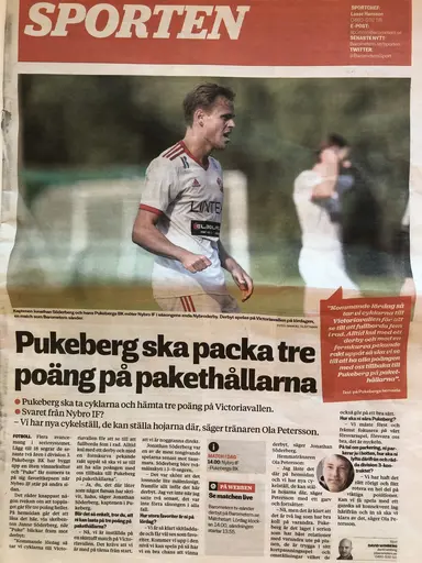 Denna säsongen spelades endast en enkelserie i division tre södra Götaland pga Covidpandemin. Vi segrade i derbyt på Victoriavallen med 2-0.