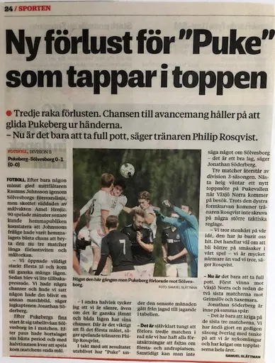 PBK slutade på en hedrande andraplats debutsäsongen i division tre endast en poäng efter segraren IFK Karlshamn.
