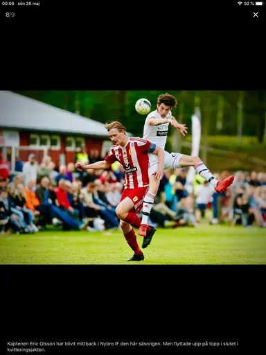 Bilder med text är från Barometerns bevakning av derbyt mot Nybro IF som vi vann med 2-1. Nya publikrekordet är 1028 personer på Pukevallen sen denna underbara lördagseftermiddag. 
