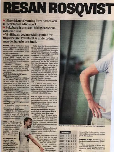 Dubbeluppslag i Barometern för serieledande Puke inför hemmaderby mot Lindsdal IF 28 juni 2019. 