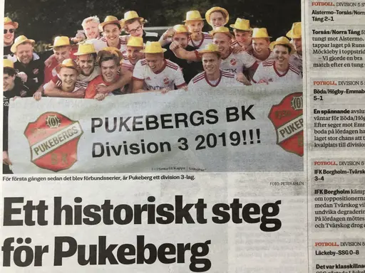 Puke blir denna historiska dag klart för division tre!