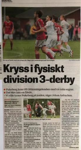 Matchreferat från vårsäsongen förutom de speciella matcher som fått eget avsnitt här.