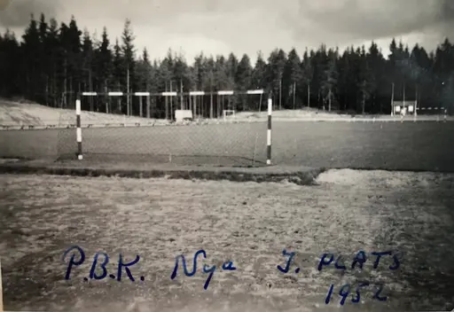 Nya planen som invigdes 1952.