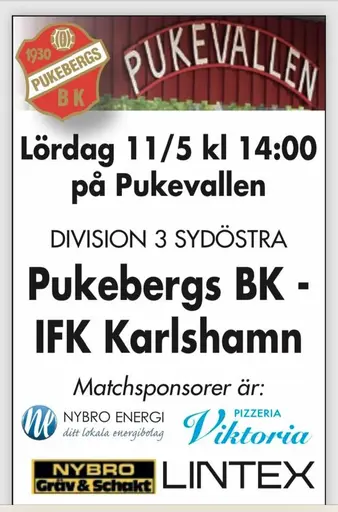 Matchen vanns av Puke med 2-0.