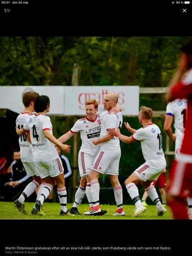 Bilder med text är från Barometerns bevakning av derbyt mot Nybro IF som vi vann med 2-1. Nya publikrekordet är 1028 personer på Pukevallen sen denna underbara lördagseftermiddag. 