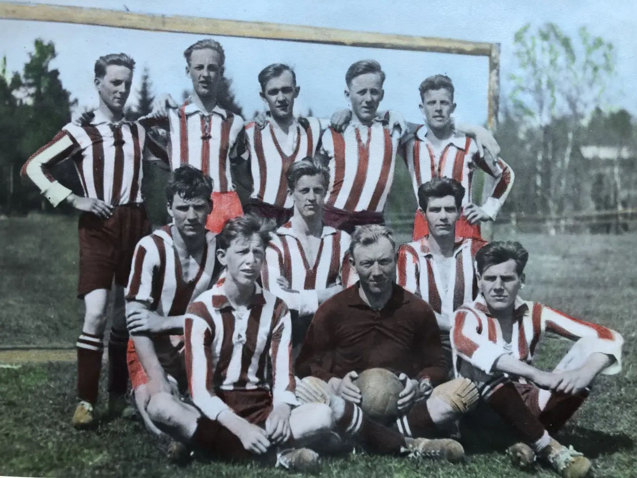 Klubbens första lag året 1930. Matchen spelades på hösten och motståndare var Nybro IK.