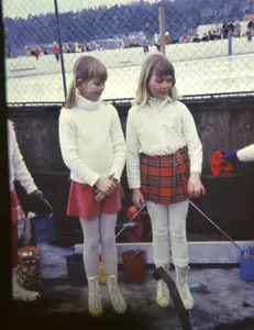 Så här såg det ut när Partille KK tränade i ishallen innan den försågs med en överbyggnad.