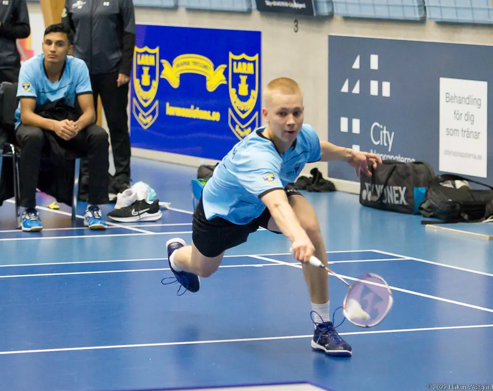 André Irpola är med i både HS och HD tillsammans med Emil Johansson