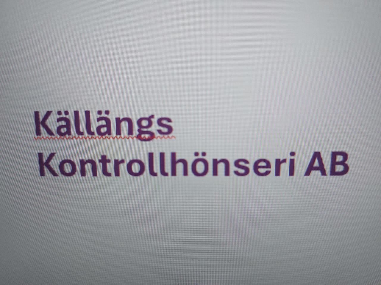 Källängs Kontrollhänseri AB