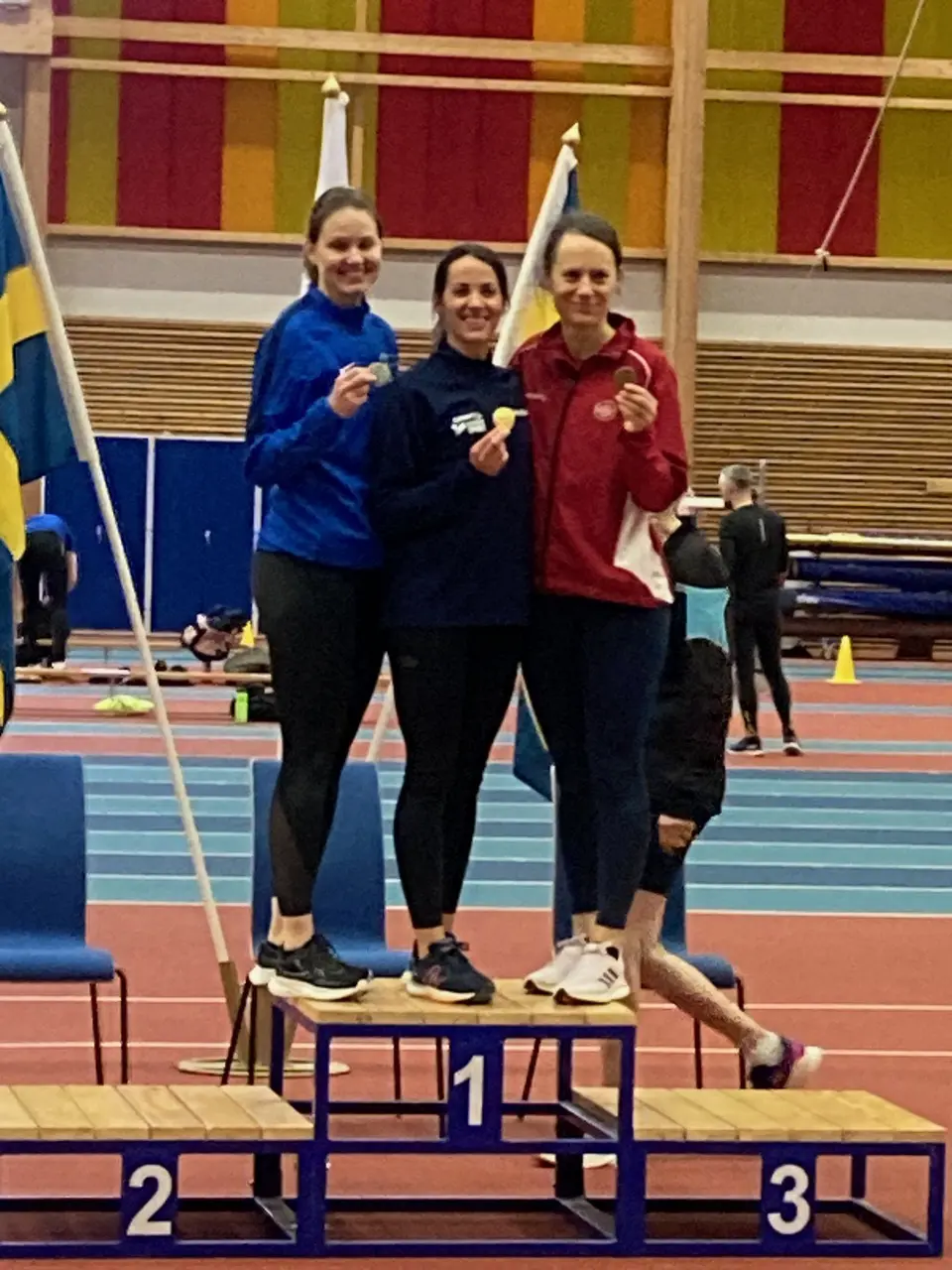 Katrin Money tog brons i längdhopp