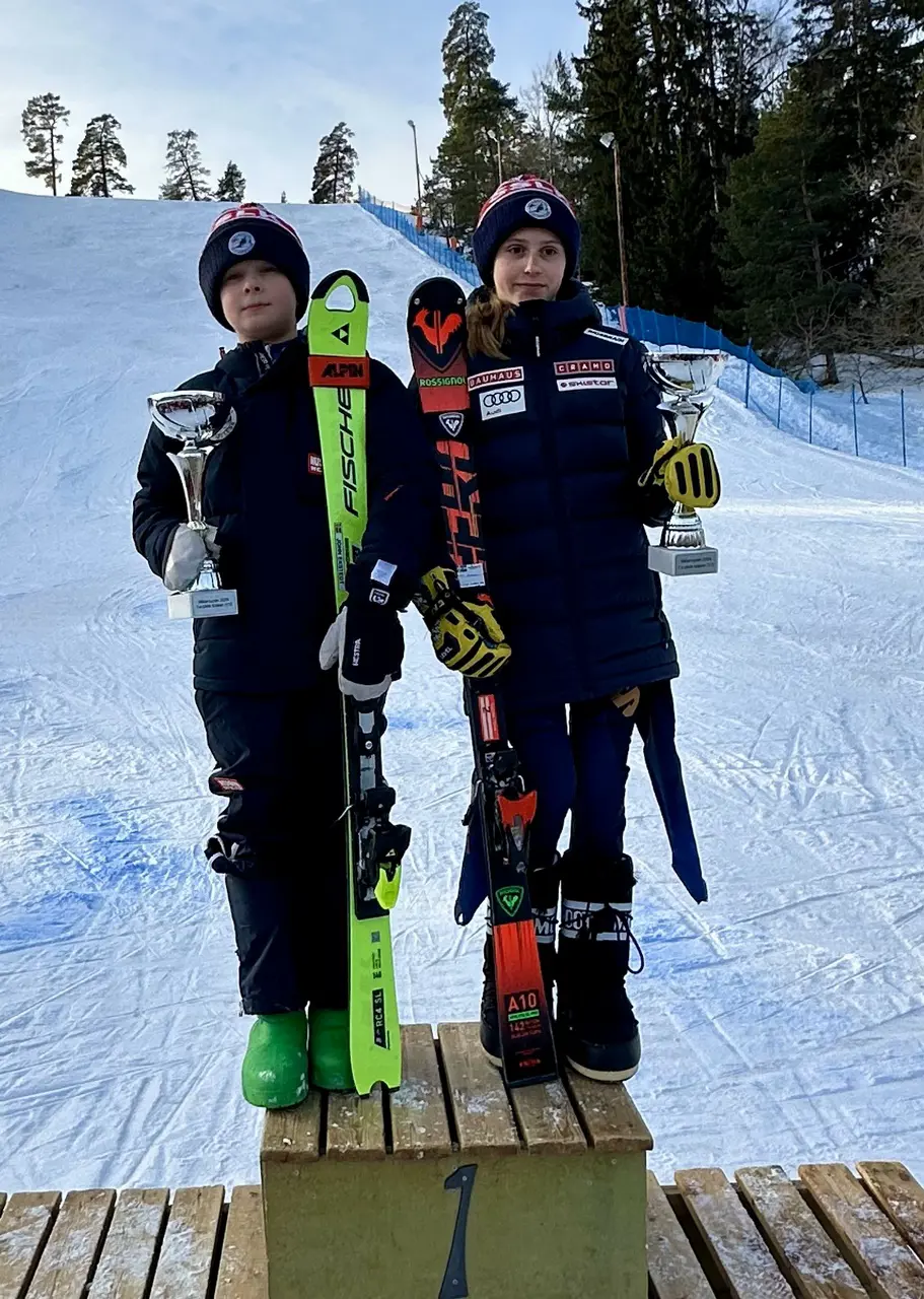 John Ekstedt och Chanelle Axelsson, SSLK U12