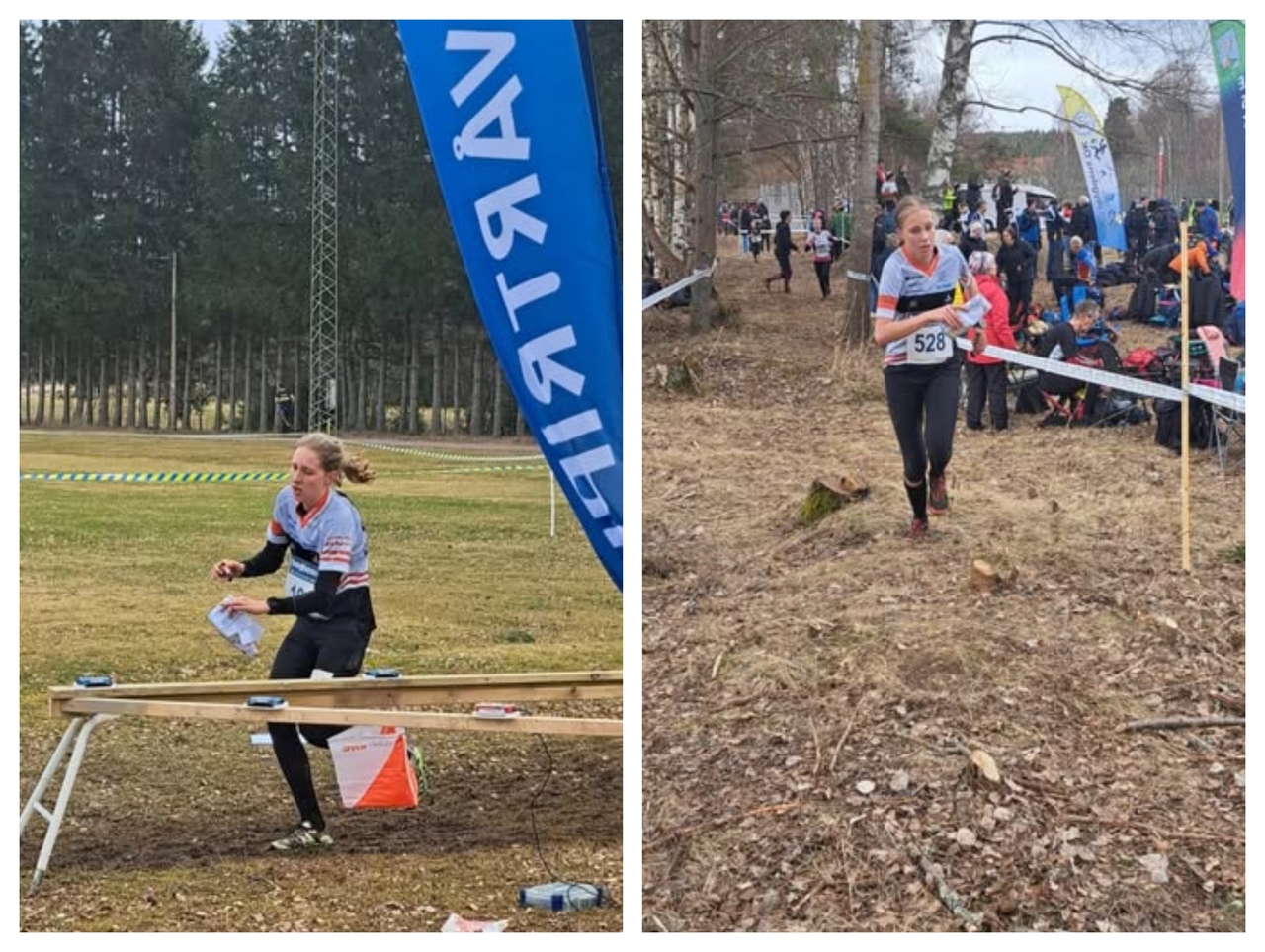 Alma Svennerud och Märta Svennerud på SM i Ultralång