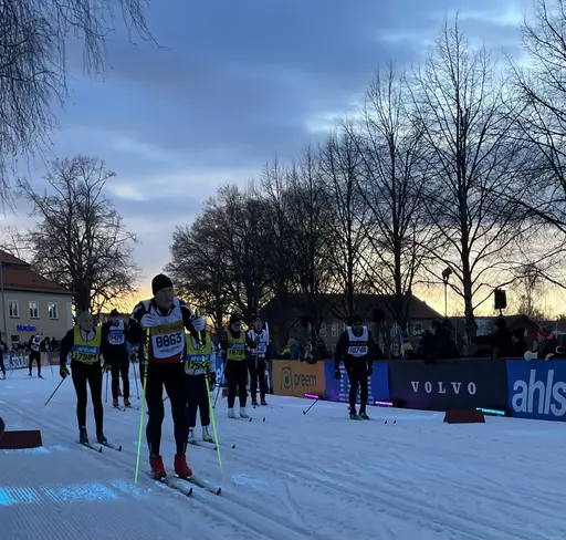 Ett bildkollage över Vasaloppsveckan -23 från medlemmar ur Karlskrona SOK