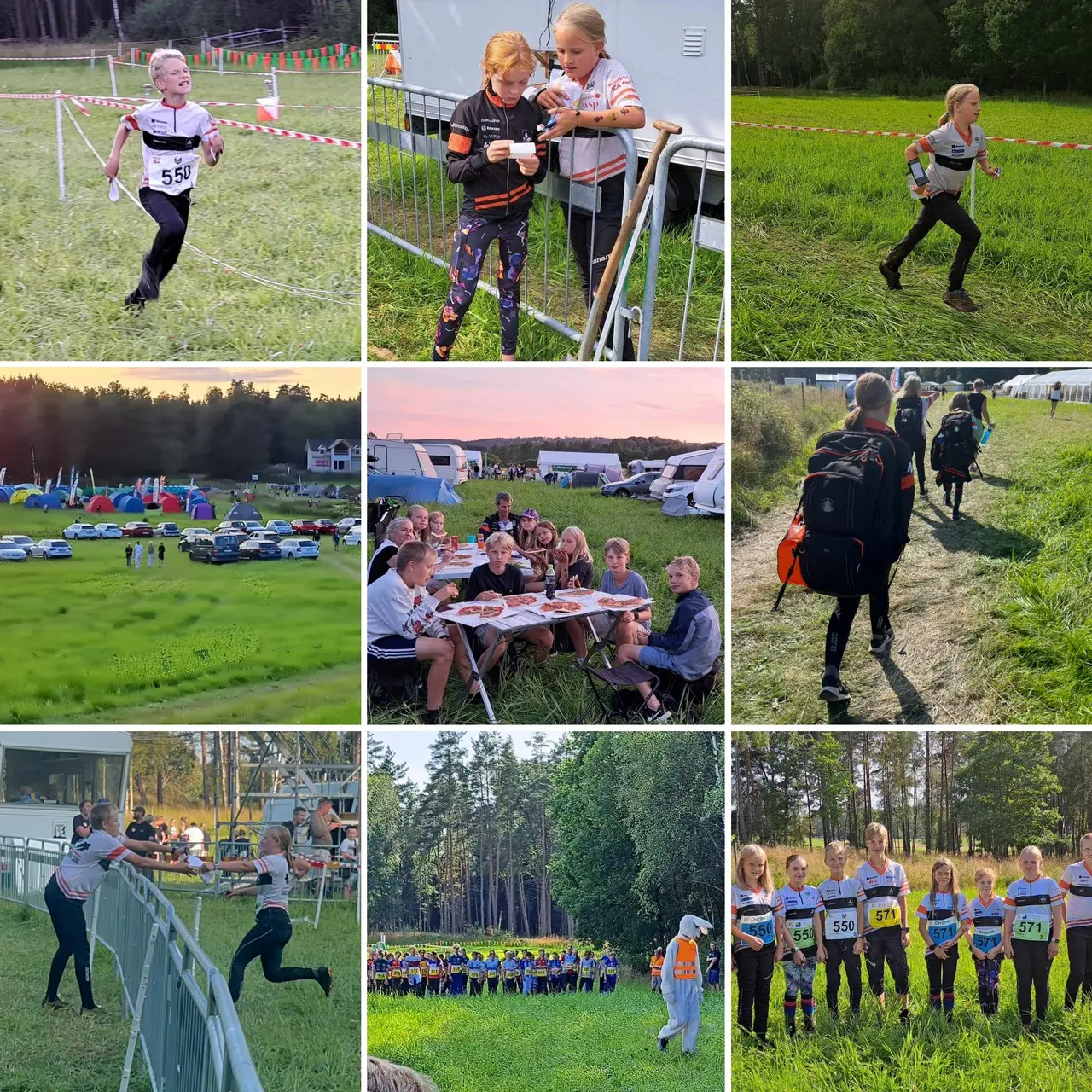 Bildcollage från U-tiomila